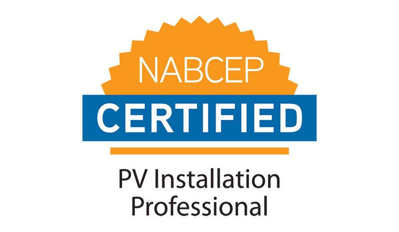 Solar Installers should have NABCEP certification