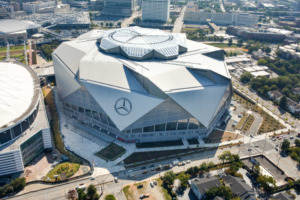 Mercedes-Benz Stadium is an example of a sustainable sports stadium!